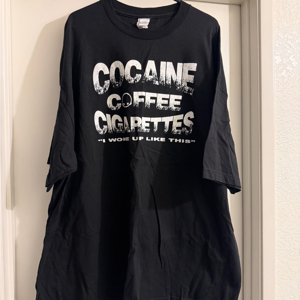 Cocaine, Coffee, Cigarettes 3XL Men’s T-Shirt